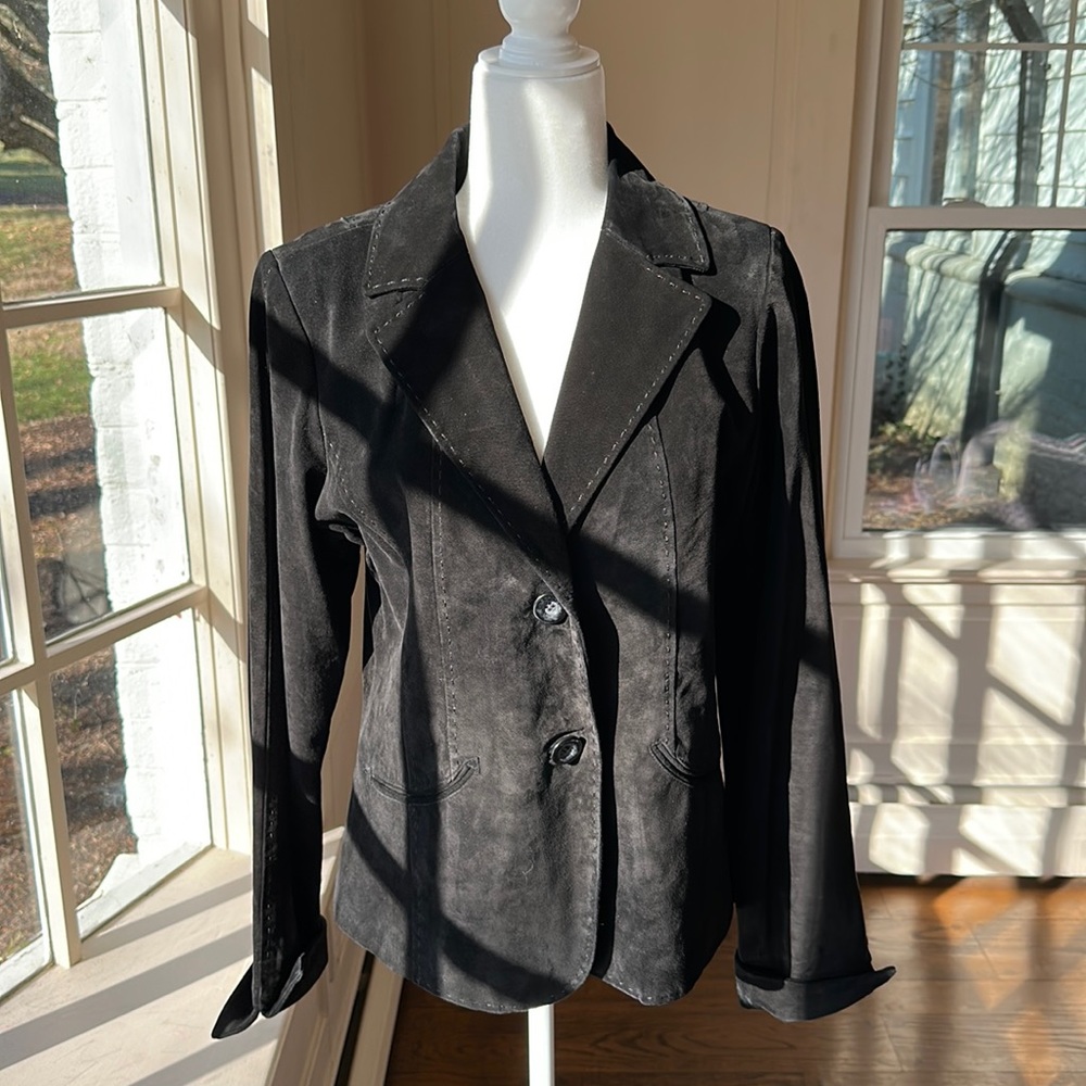 Provence d'amour Black Suede Jacket